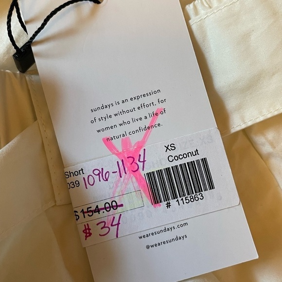 NWT Sundays Ozeta short - Picture 5 of 6